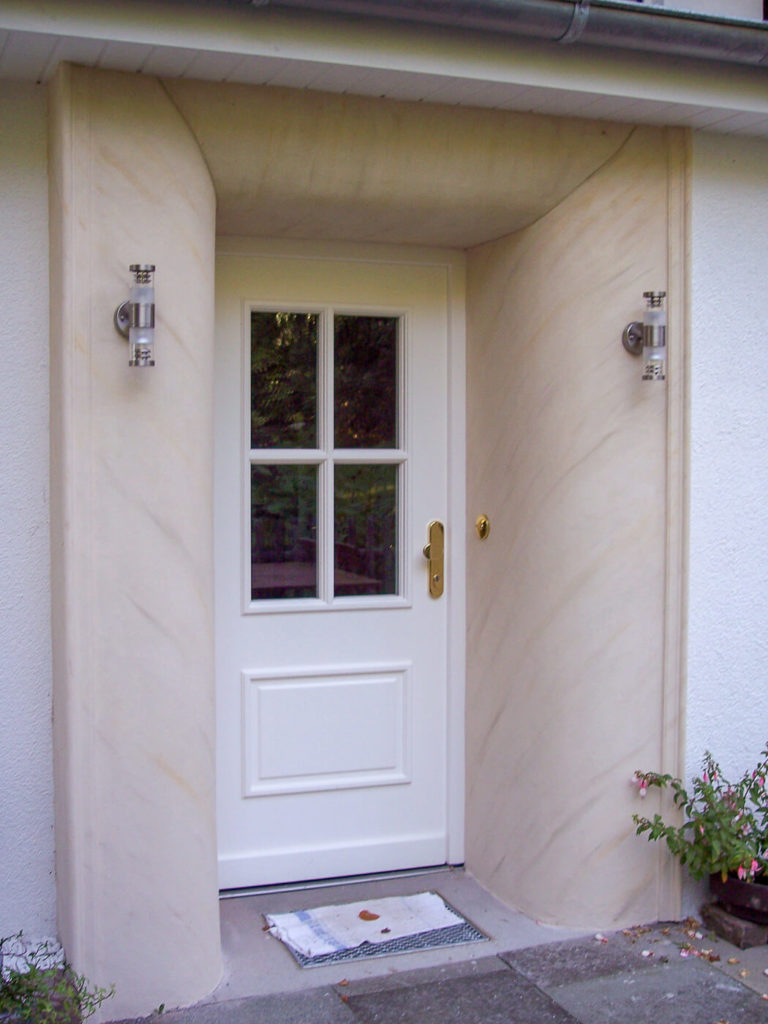 Haustür Holztür Tür aus Holz Haustüren Holz Eingangstür Holz Massive Holztüren Massivholztür Sprossen Haustür Weiß
