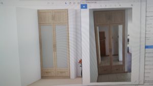 Visualisierung Garderobe in Meschede